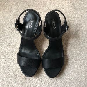 Michael Michael Kors Leather Wedge